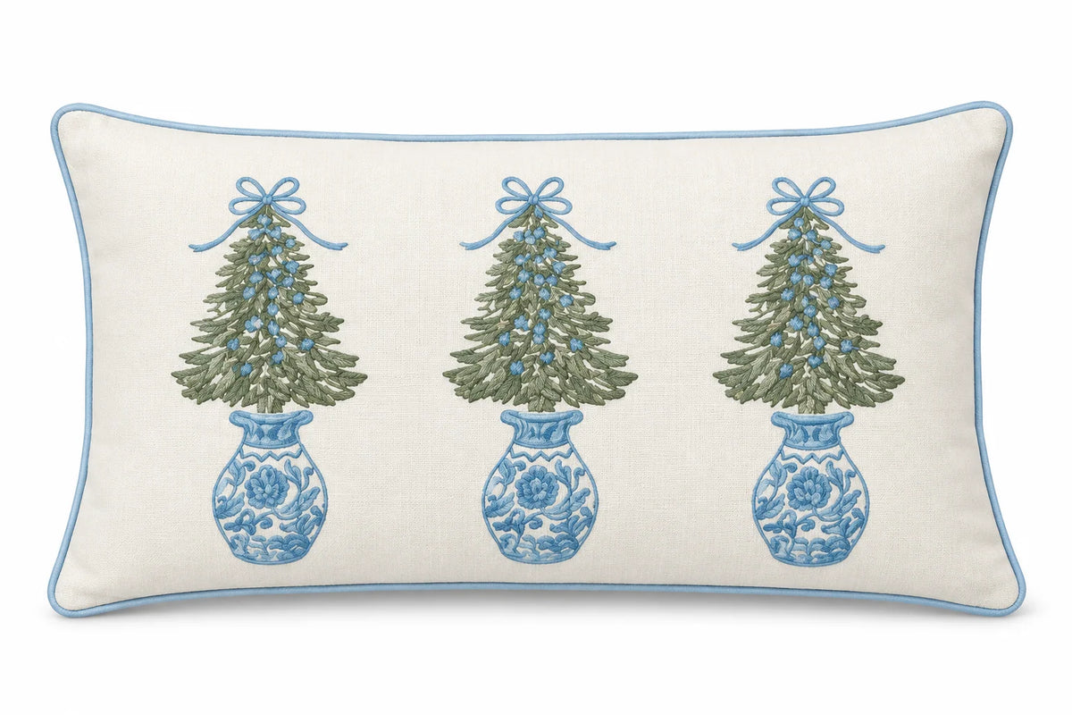 Winter Pines Lumbar Pillow