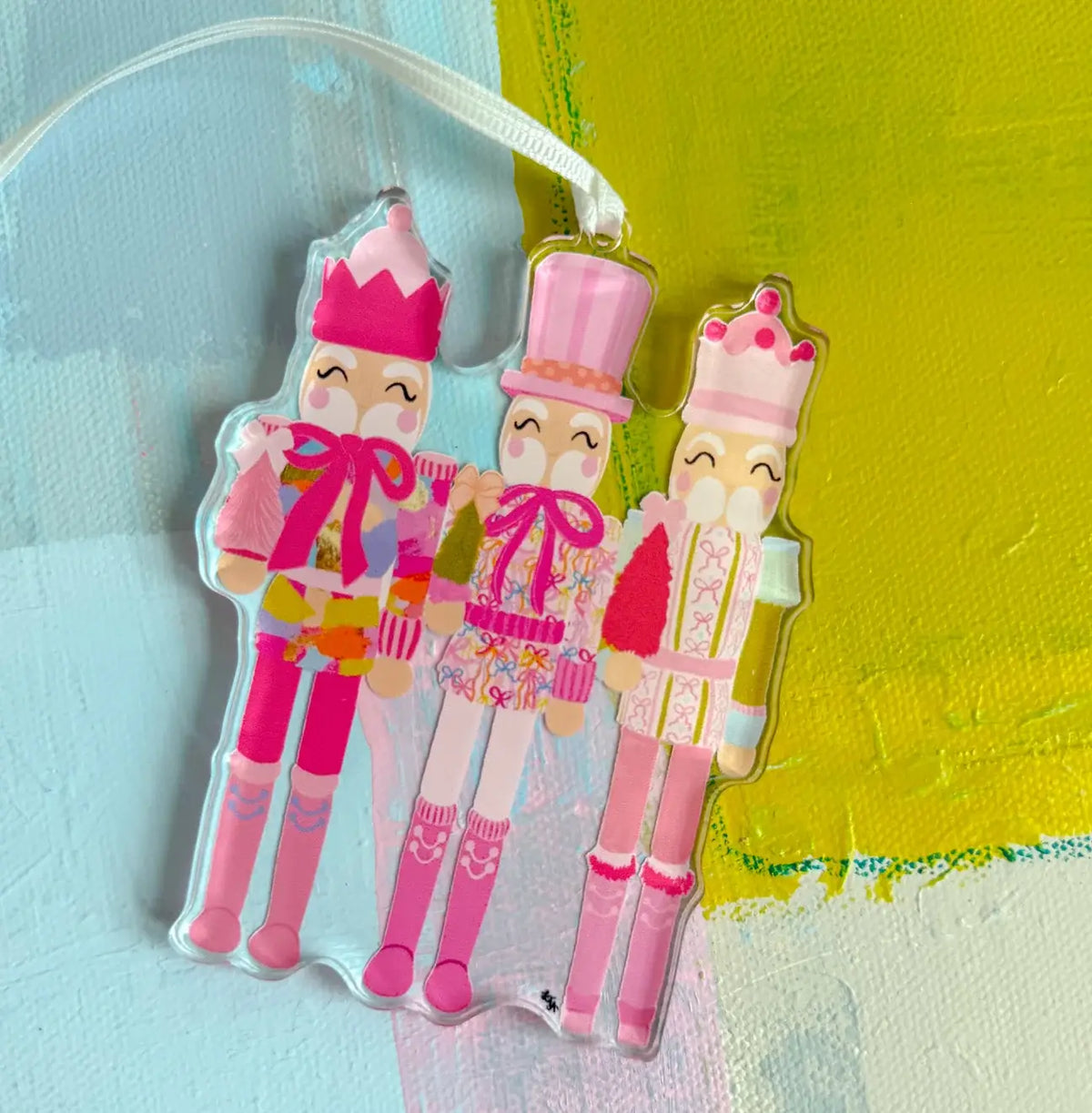 The Sugarplum Trio Acrylic Ornament