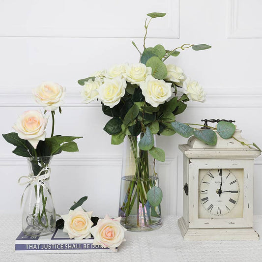 17"Medium bloom rose stem-Moisturized Coating Fresh-Cut Fee
