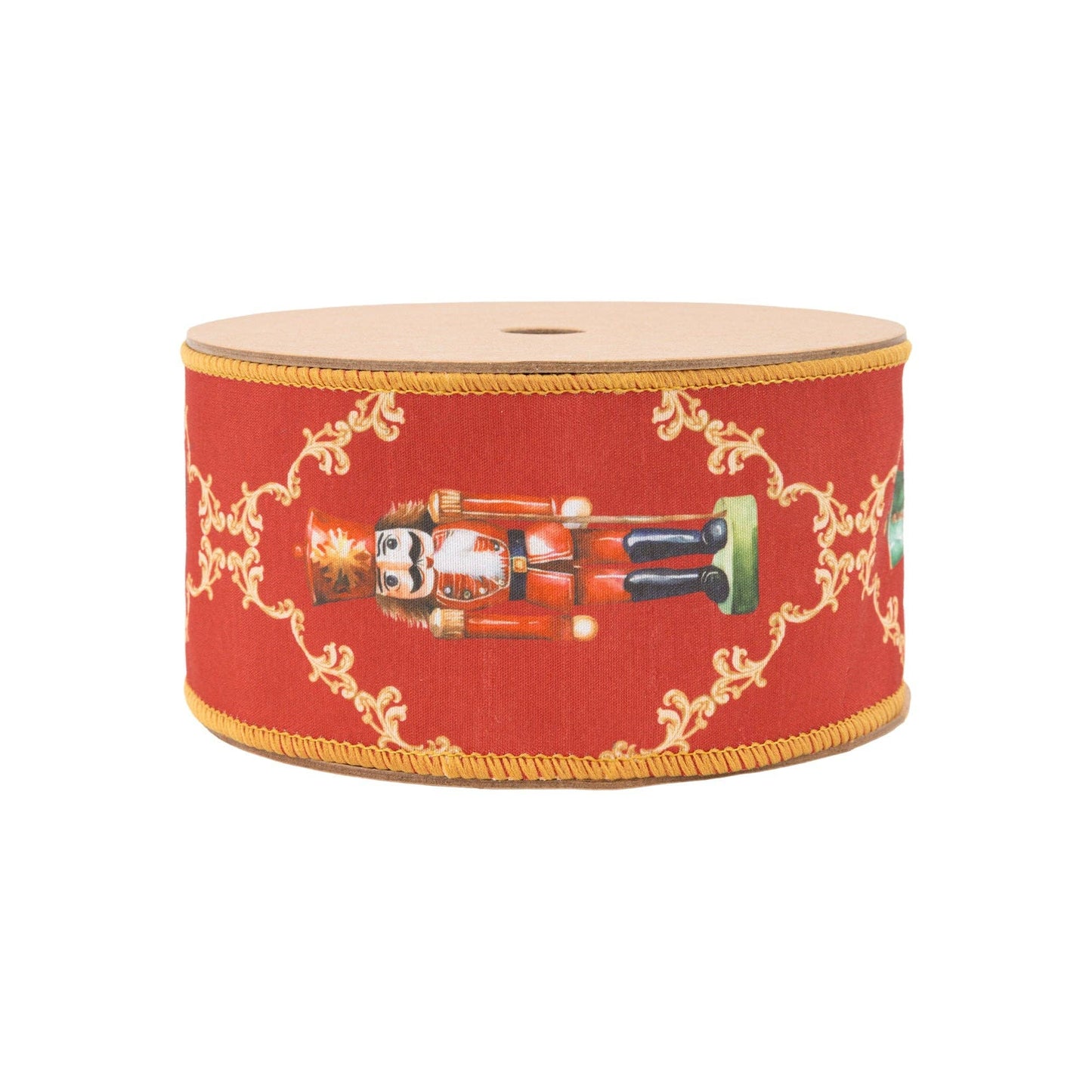 Wired Reversible Dupioni Nutcracker Diamond Pattern 10yd