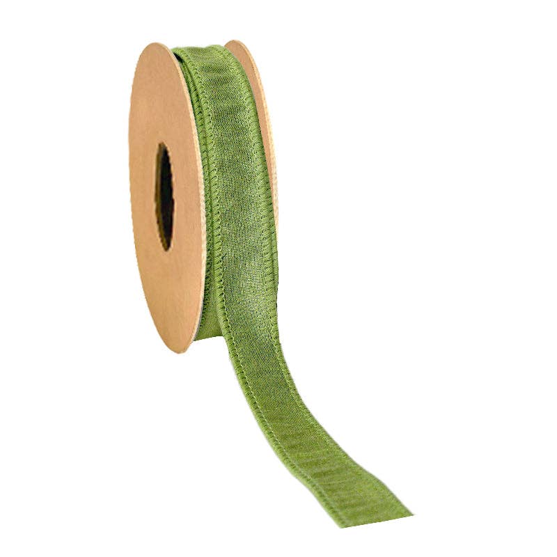 1" Wired Dupioni Ribbon | 10 Yards