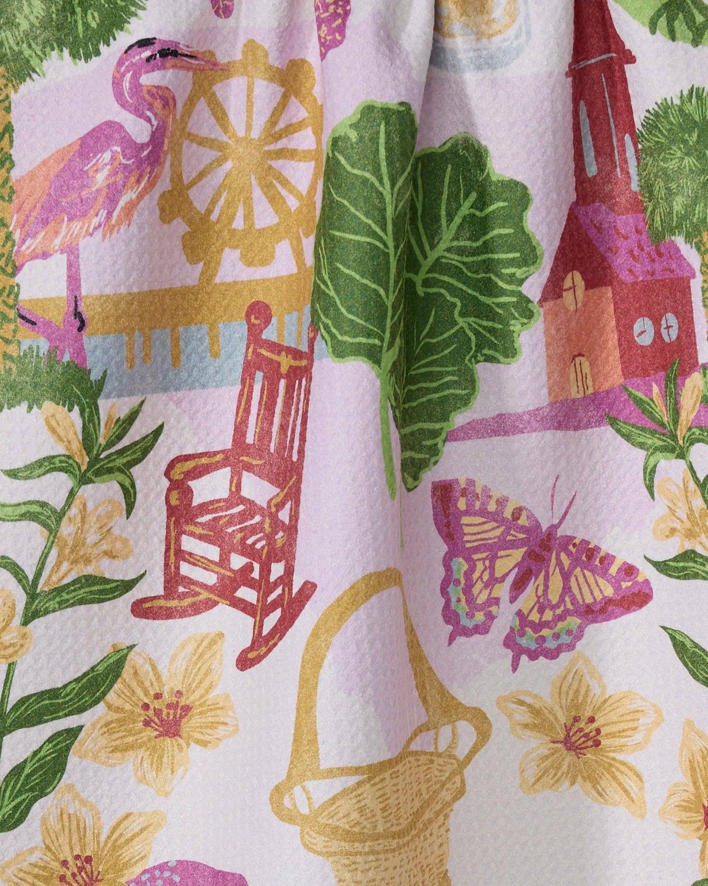 Greetings From South Carolina Tea Towel