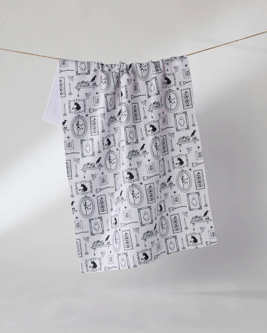 Haunted Gallery Tea Towel