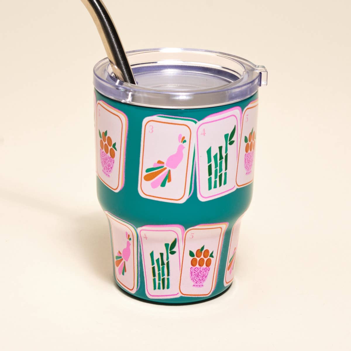 2 oz Tiny Tumbler–Mahjong Tiles
