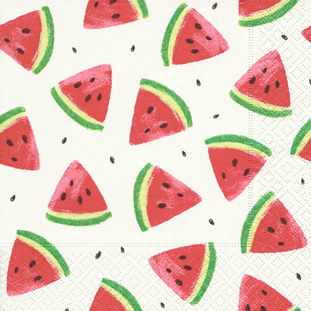 Paper Cocktail Napkins Pack of 20 Watermelon Wedges