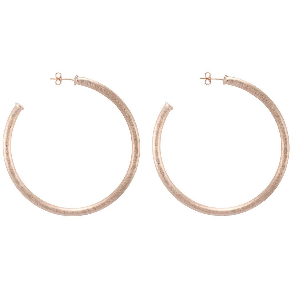 Hammered Everybody's Favorite Hoop Earrings