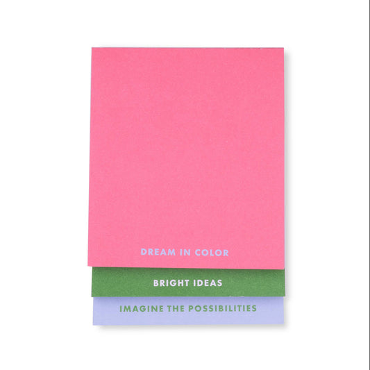 Stacked Notepad, Dream in Color