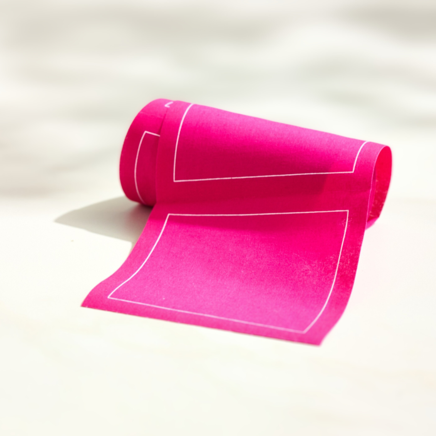 Cotton Cocktail Napkin Roll: Blush Crush (Fuchsia Pink)