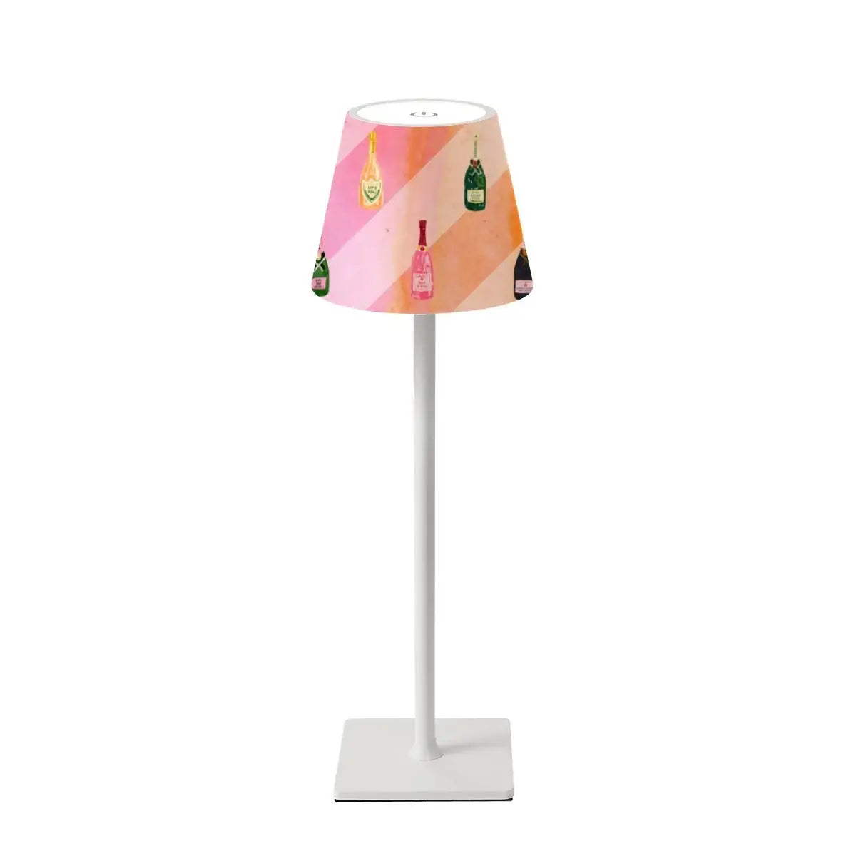 Champagne Mahjong LED Table Lamp – Poppin’ Bottles Pattern