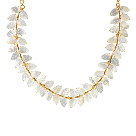 Mermaid Garden Vine Necklace - MOP