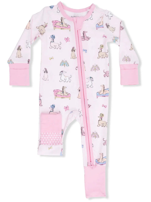 Fancy Hounds with Bows - Convertible Romper