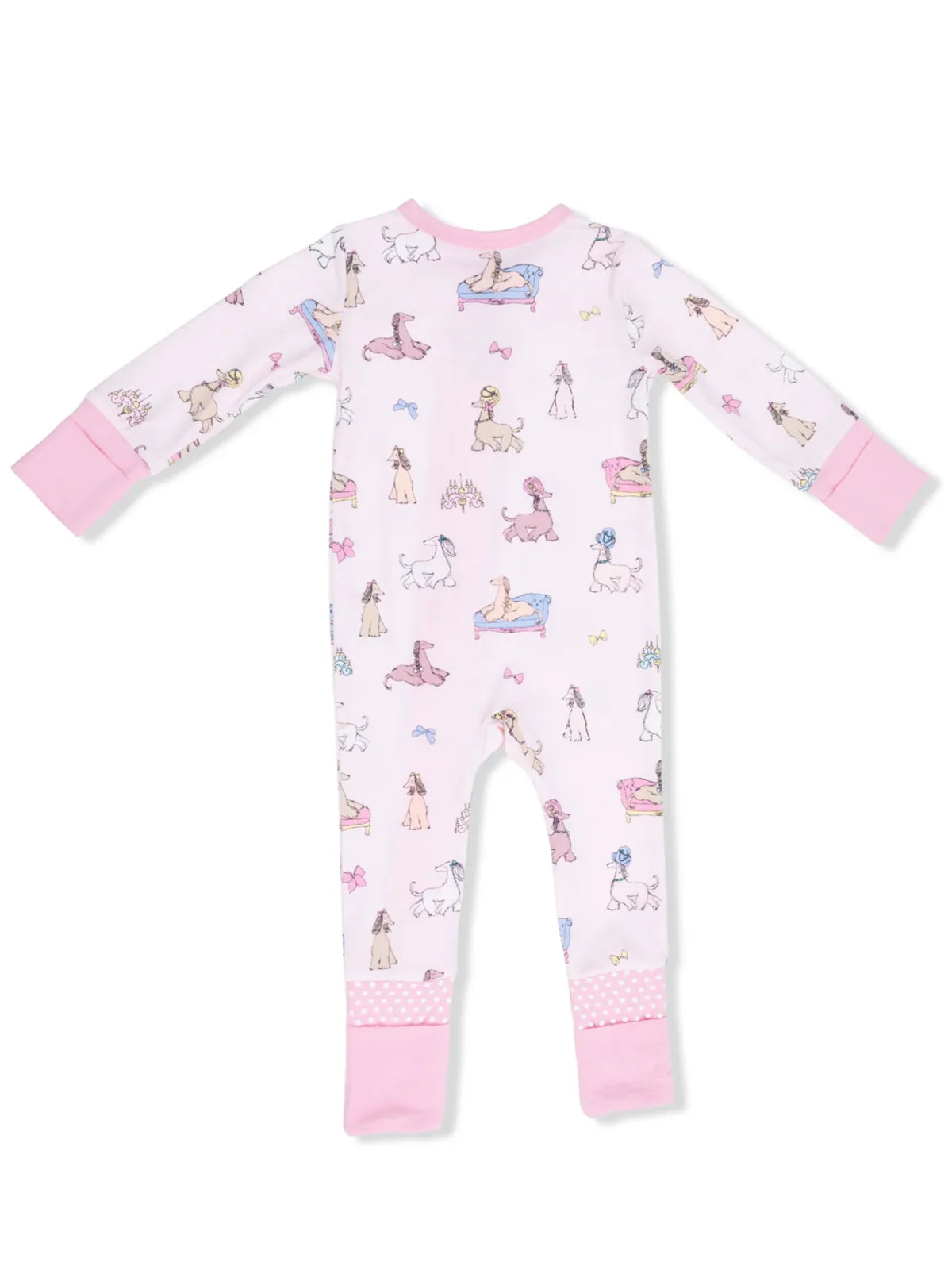 Fancy Hounds with Bows - Convertible Romper