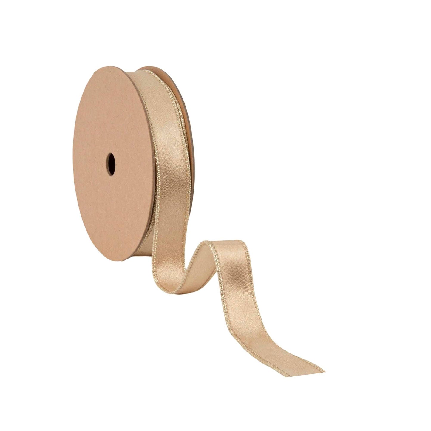Gold Shimmer Satin Ribbon 10 Yard Roll