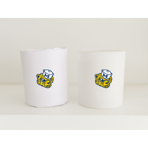 Collegiate Illustrated Glass 10 oz Soy Candle