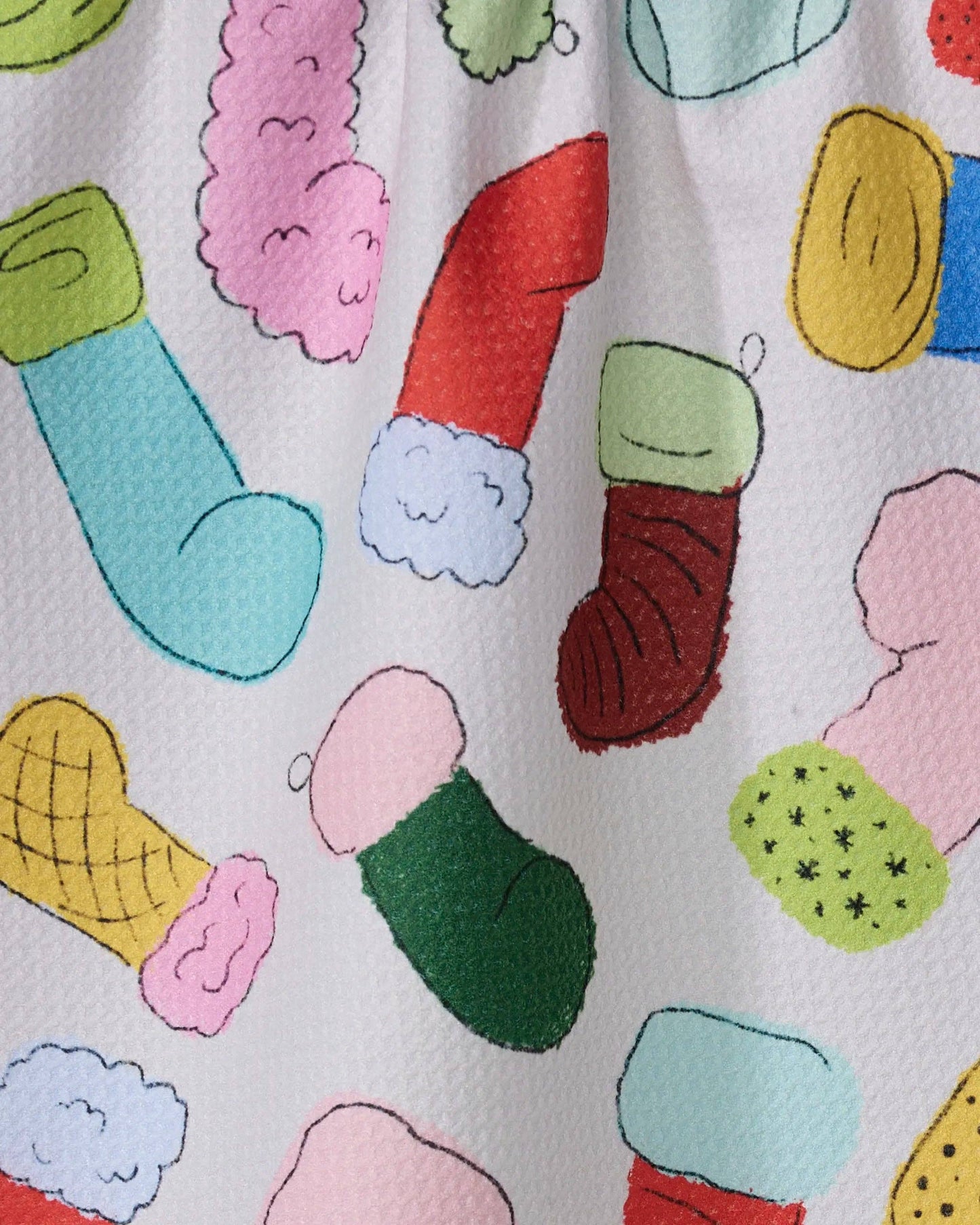 Silly Stockings Tea Towel