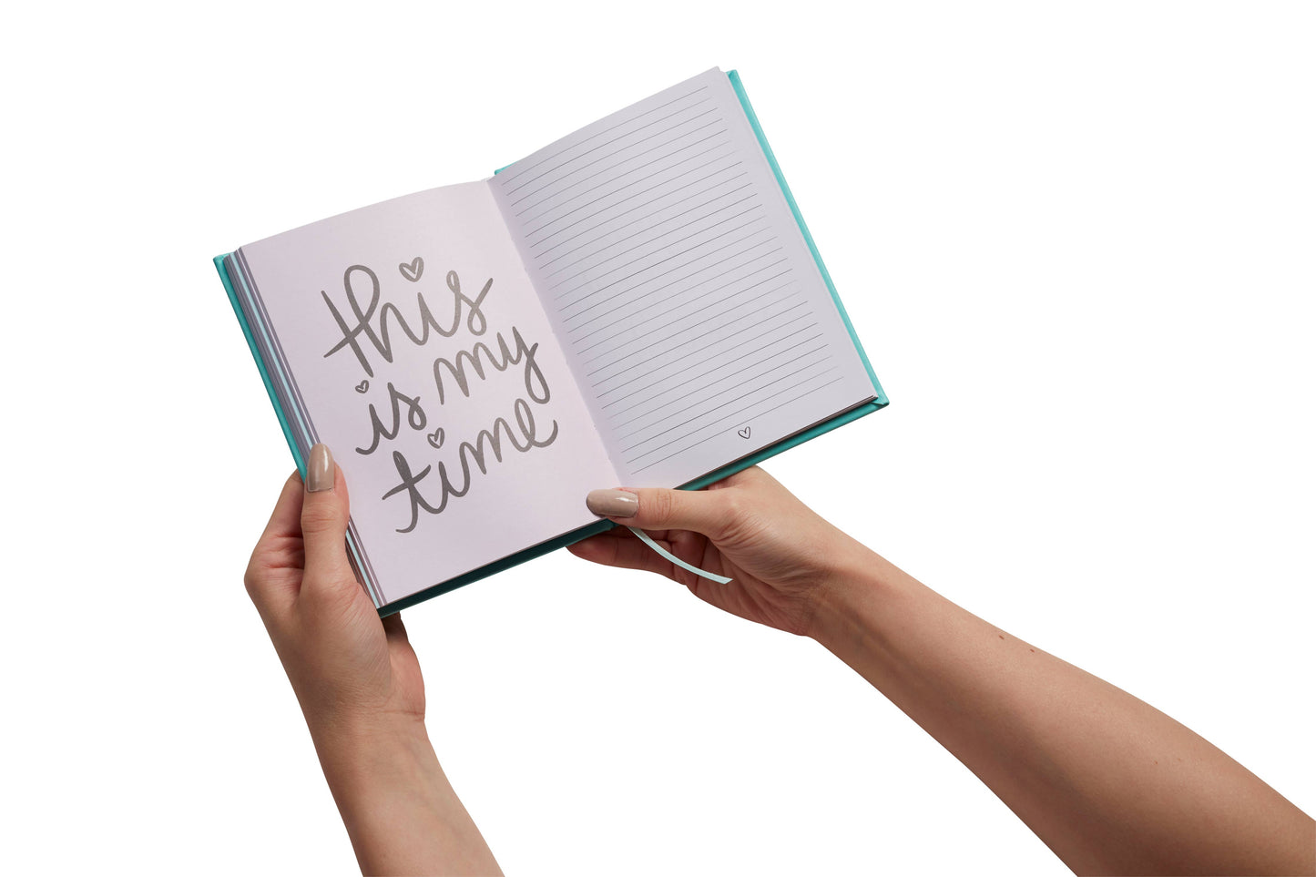 Motivational Hardcover Journal with Satin Ribbon