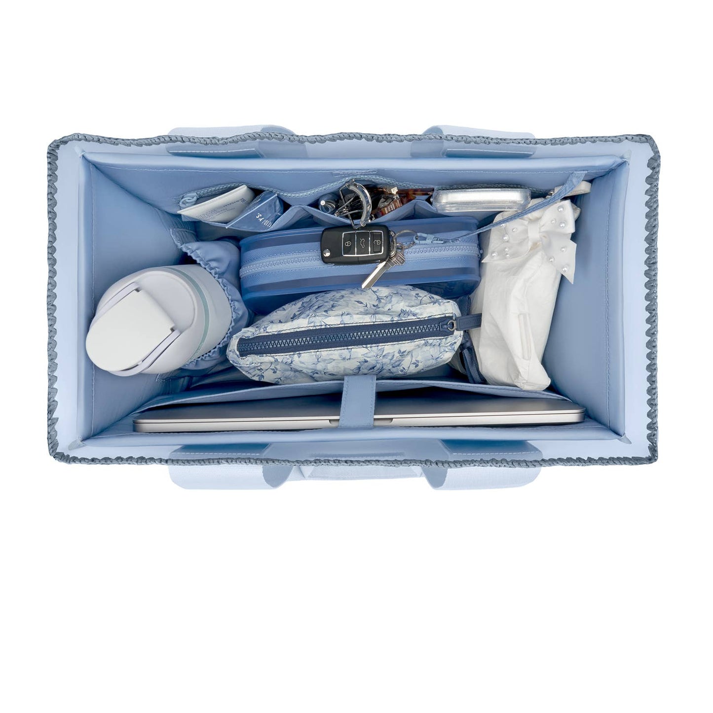 Case-Mate Jelly Tote Organizer - Carolina Blue