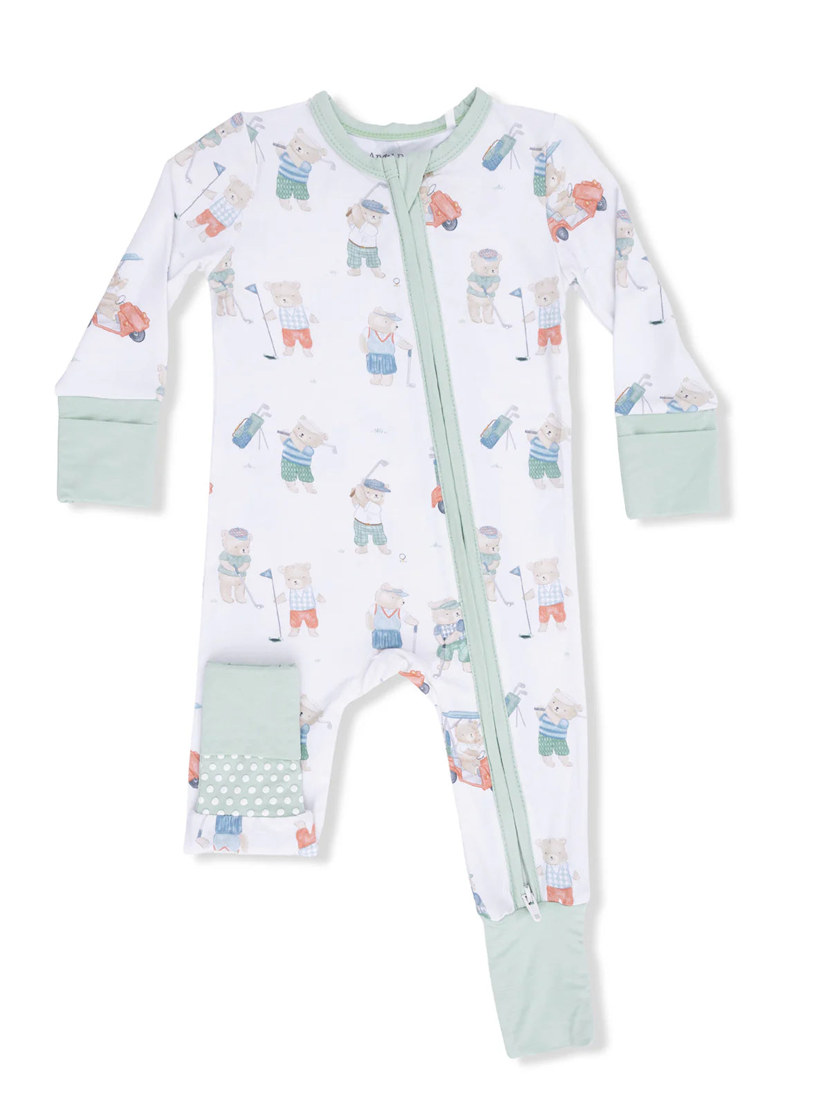 Golfing Teddy Bears - Convertible Romper