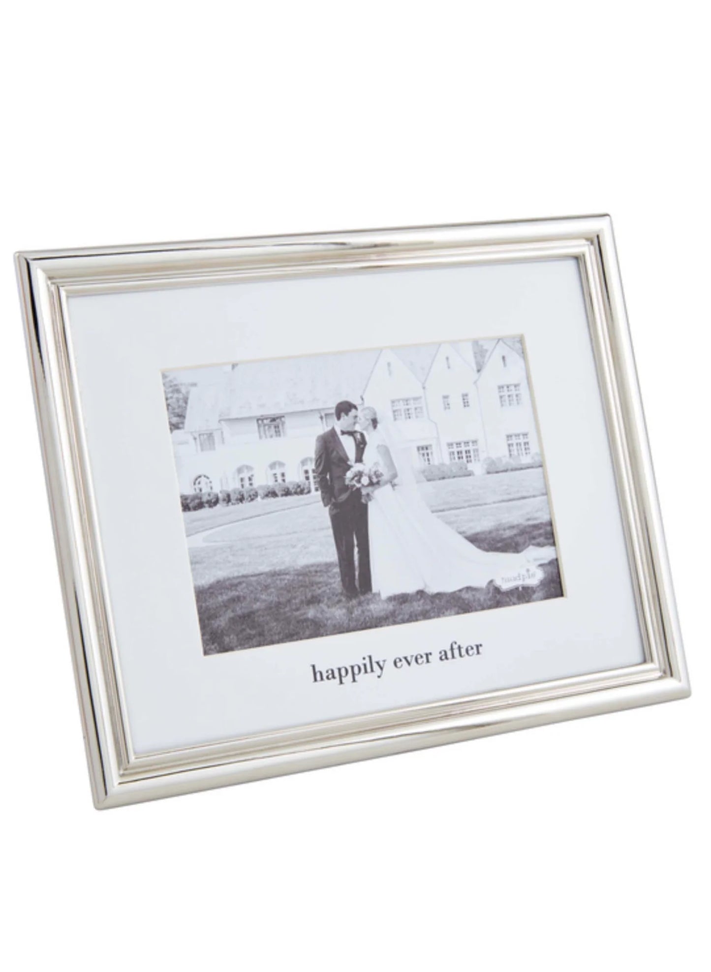 5x7 Happily Metal Frame