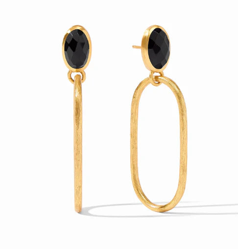 Ivy Statement Earring - Black