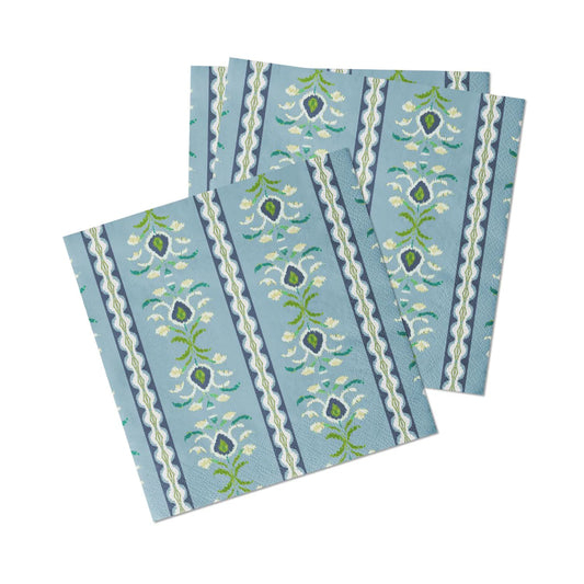 Rosemary Stripe Cocktail Napkins
