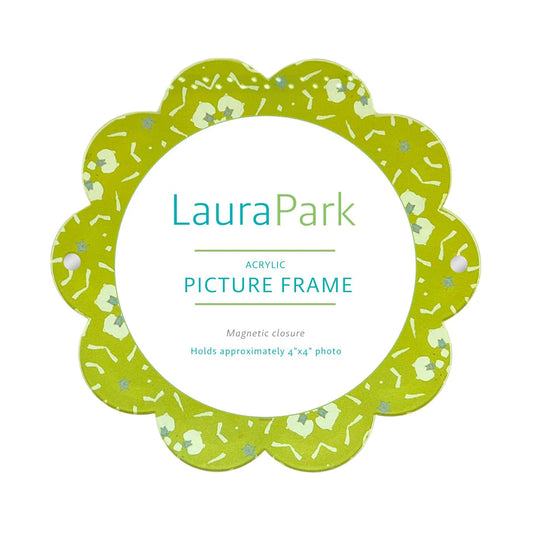 Dorset Garden Green Acrylic Round Frame