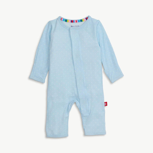 Pin Dot Blue Magnetic Coverall