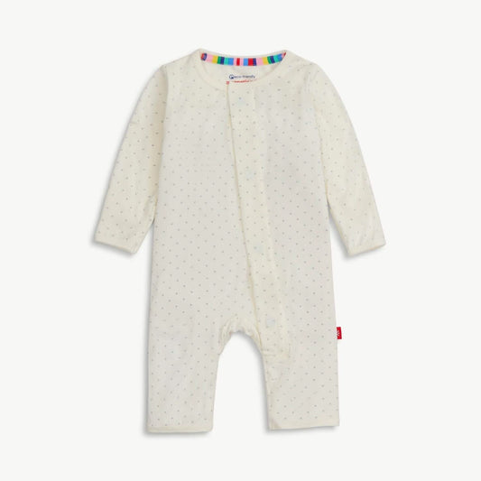 Pin Dot Cream Coverall