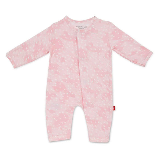 Pink Doeskin Magnetic Coverall