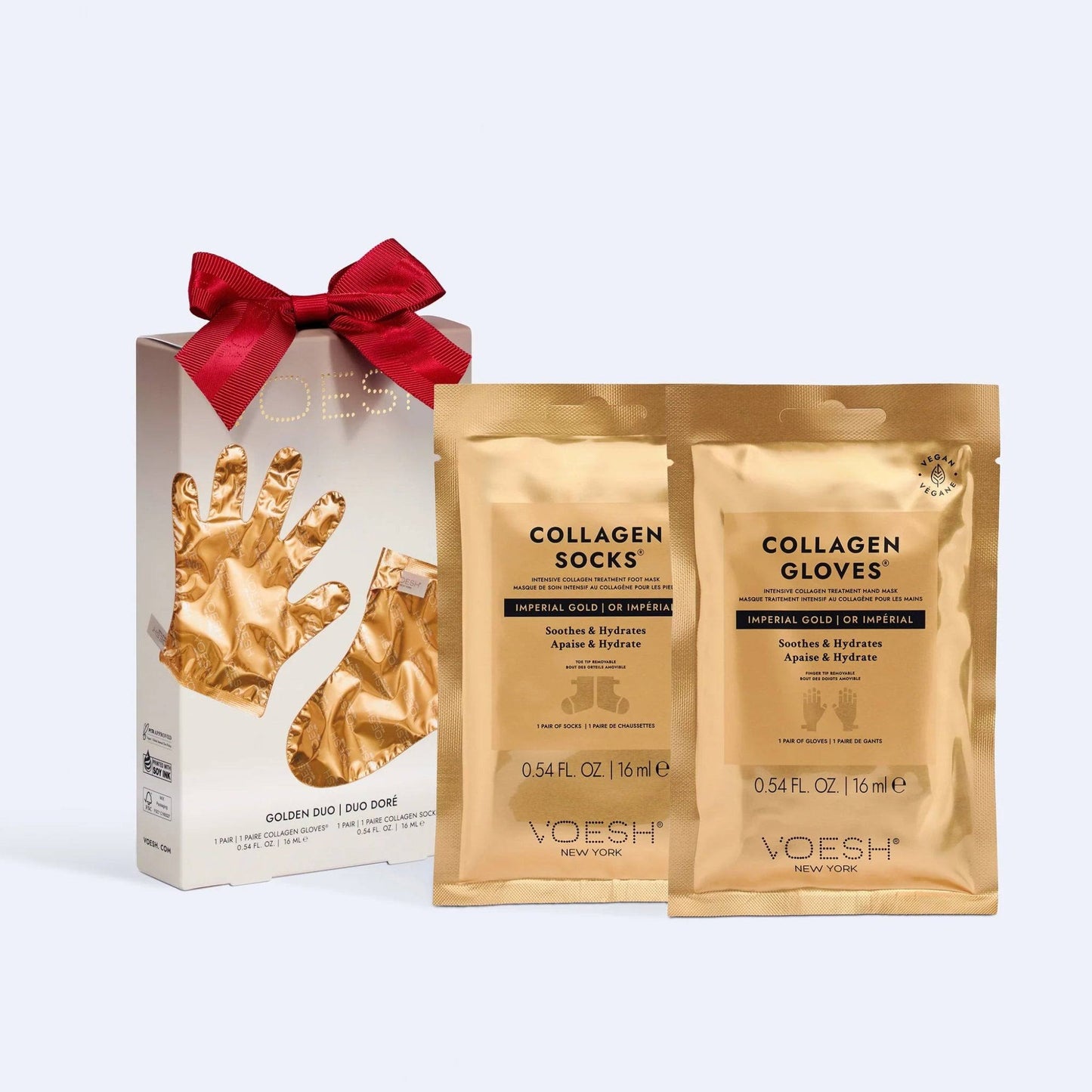 Golden Duo Collagen Socks + Gloves