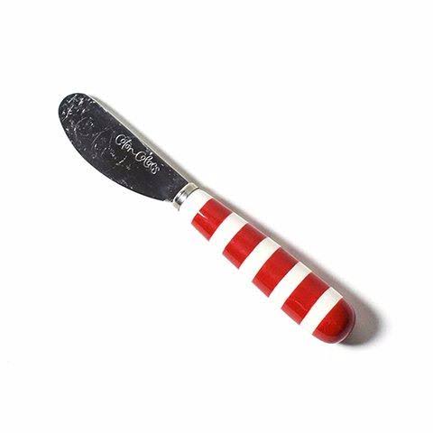 Red Stripe Appetizer Spreader