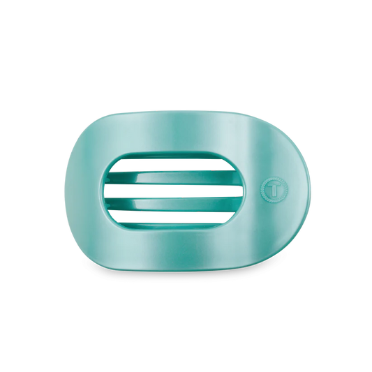 Totally Turquoise Round Flat Clip