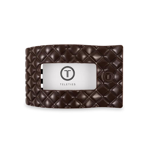 Truly Taupe Quilted Rectangle Clip