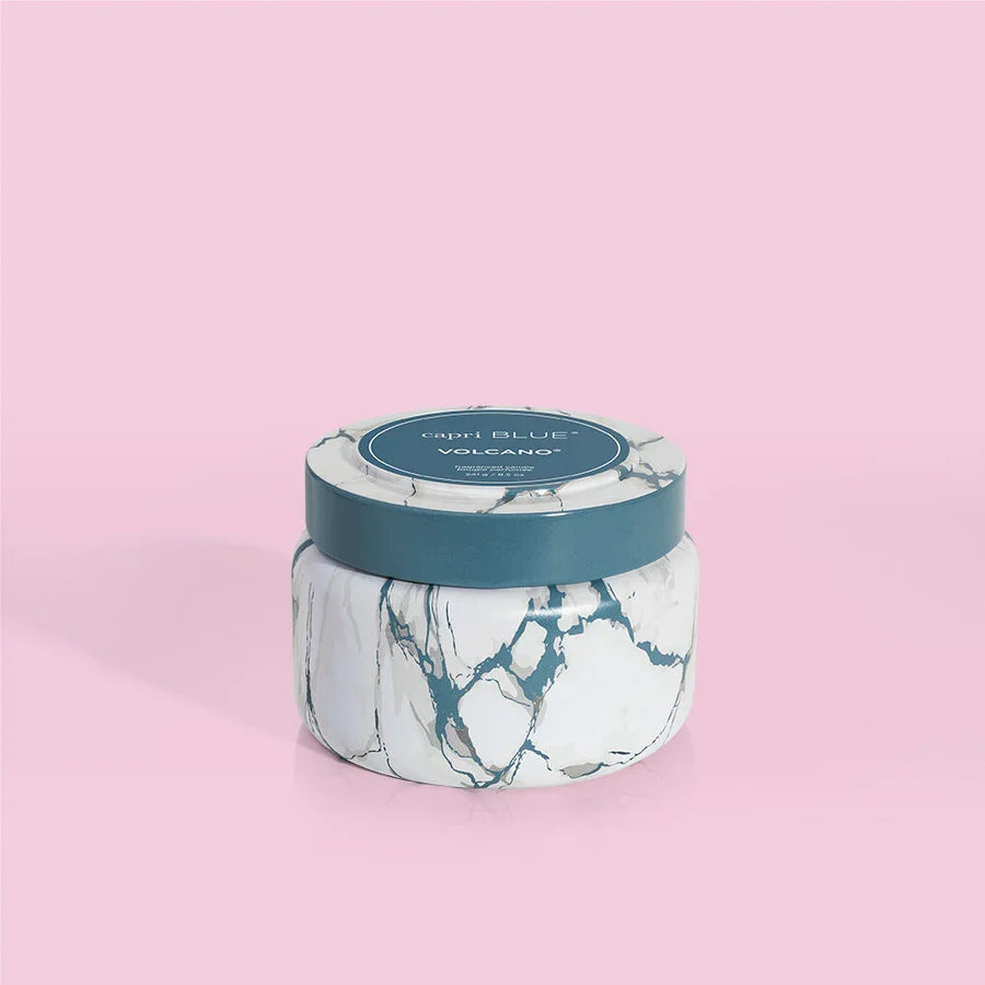 Volcano Modern Marble Travel Tin